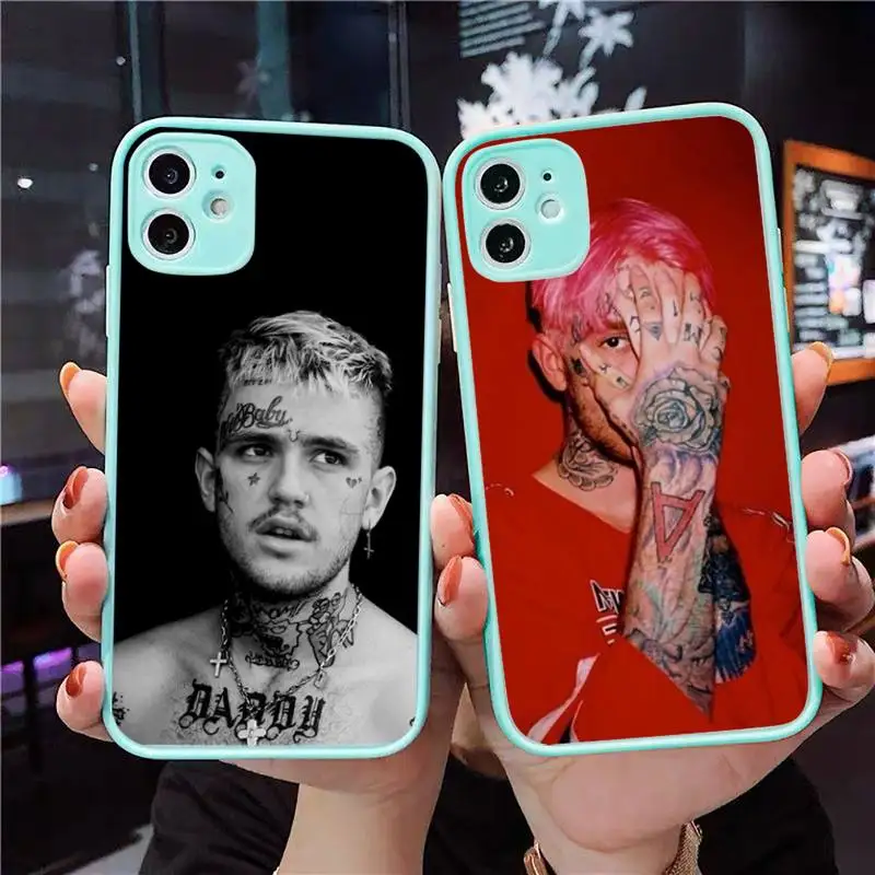 Чехол для телефона Lil Peep rap singer Матовый Прозрачный чехол синего iPhone 12 Mini 11 Pro XR XS Max 7