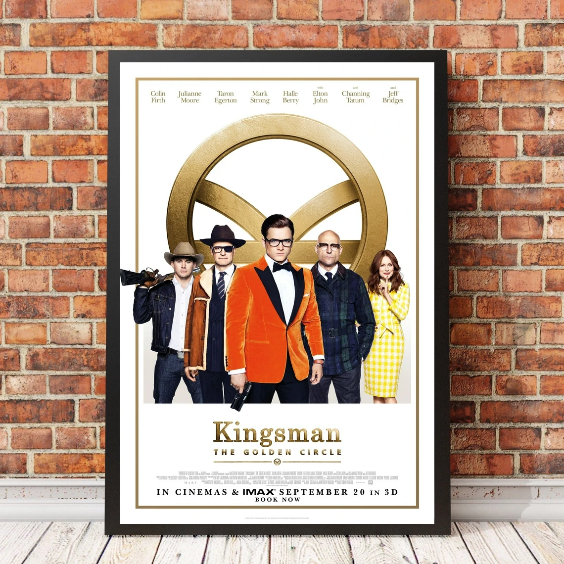 

Kingsman The Golden Circle обложка фильма постер на холсте художественные принты домашний декор настенная живопись (без рамки)