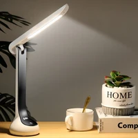 collapsible desk lamp led dimming for office table lamps bedroom night lamp reading light rechargeable written lamp touch lamp
