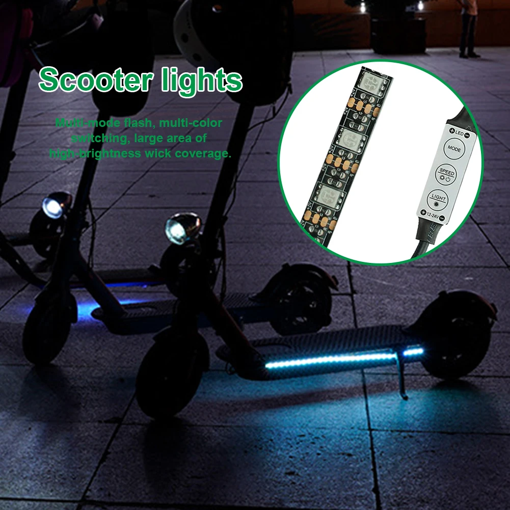 

Home Colorful LED Kids Toy Skate Board Accessories Night Lighting Easy Install With Frame Scooter Light Belt For Xiaomi M365