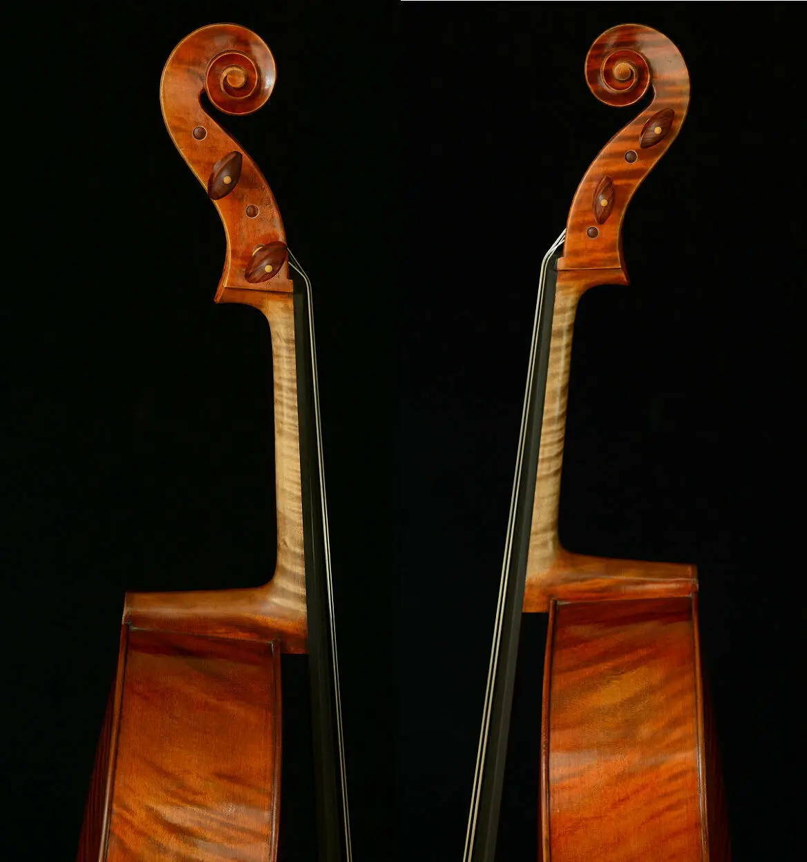 Реальное фото гордый 4/4 Виолончель Мастер Ван собственное произведение 200 y