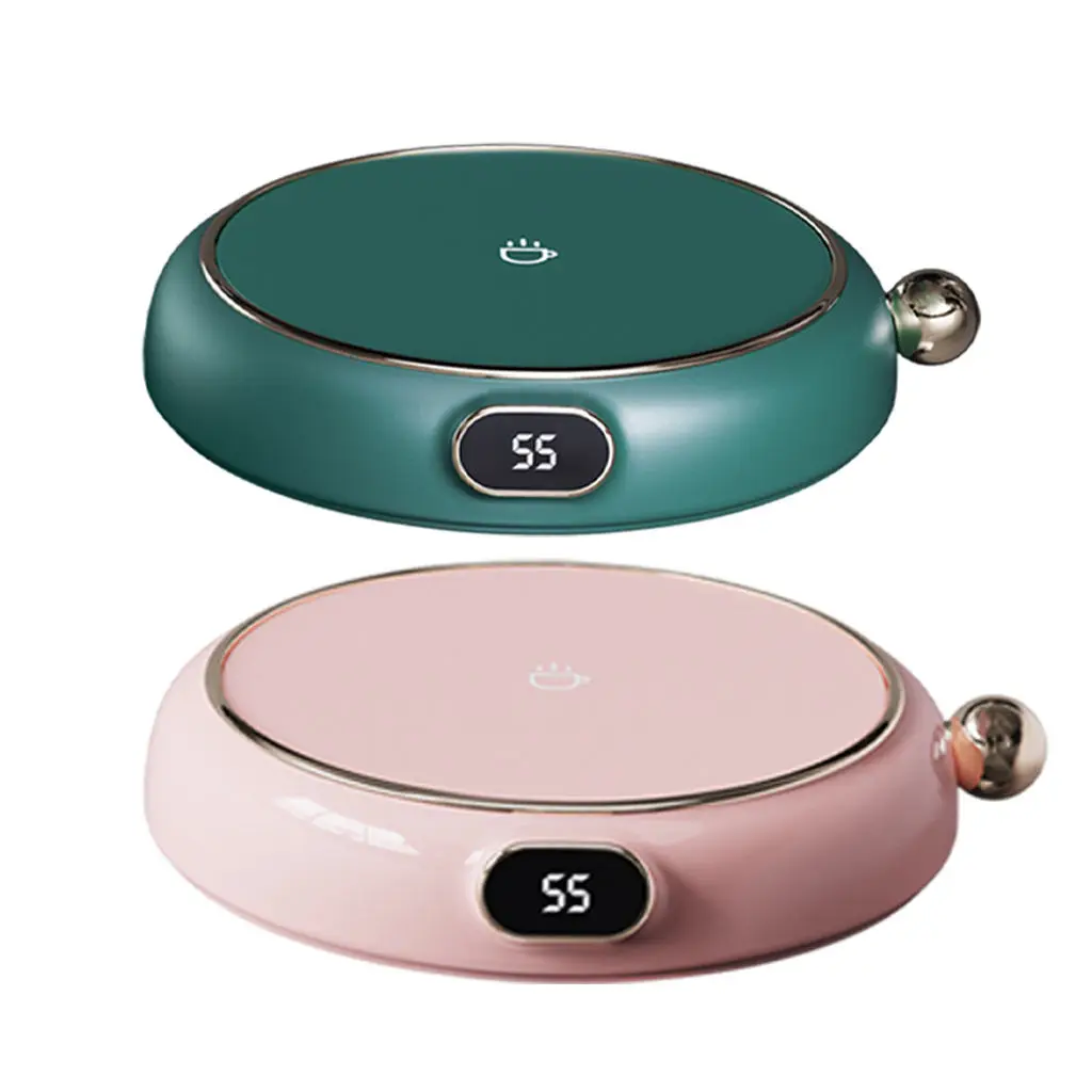 

Portable Cup Mug Warmer 3 Mode Auto Shut Off LED Display Heating Plate for Home Office Holiday Gifts Xmas Present Kids Adults