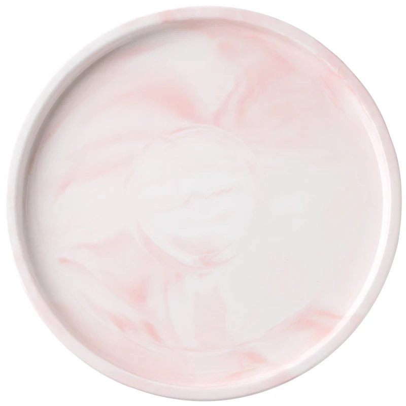 Скандинавском стиле земля керамический Мраморный Узор пластины простые