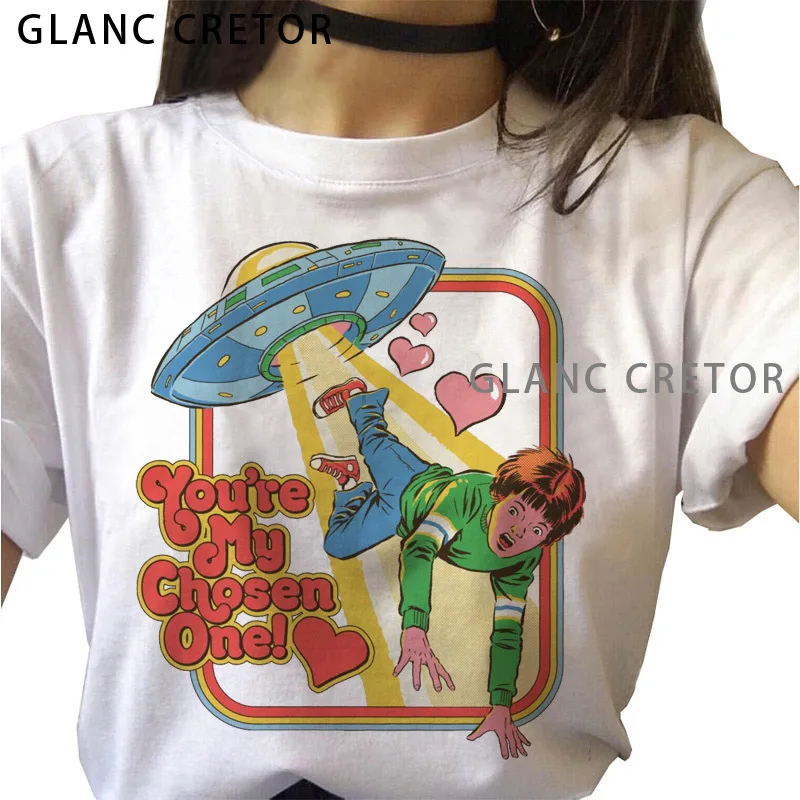 

Harajuku Satanism alien Evil Demon Grim Death Satan T Shirt women T-shirt Evil Female Top Tees