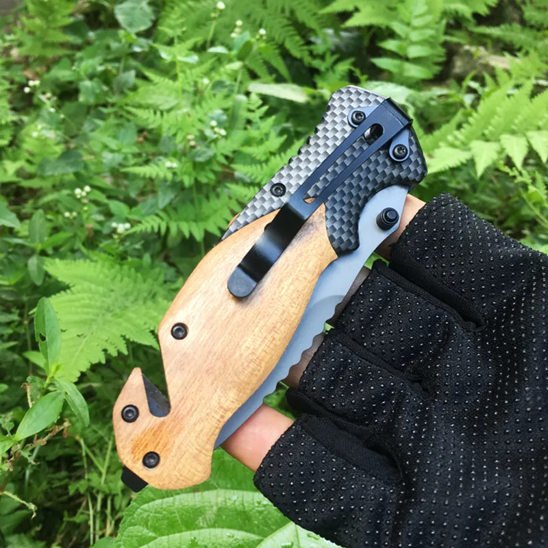

Jackknife 57HRC Scout Folding Knife Pocket Compact Tactical Outdoor Camping Hunting Survival Rescue Knife with Box Outdoor tools