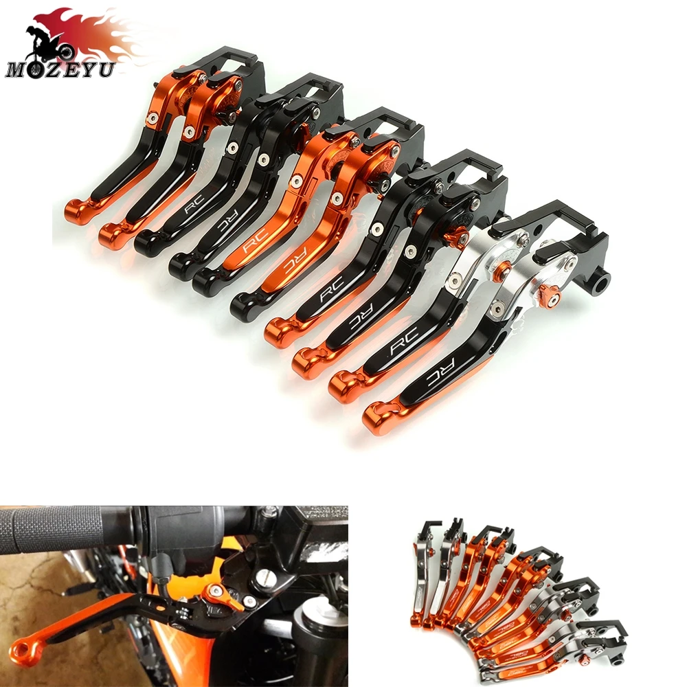 

For RC200 2014 Motorcycle multi-speed adjustable CNC accessories brake clutch lever RC 200 2014 2015 2016 2017 rc200