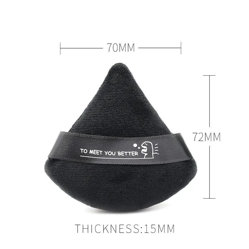 Мягкая треугольная бархатная пудра искусственная мини губка для макияжа