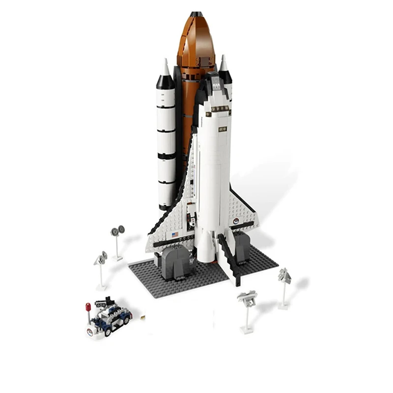 Конструктор Apollo 11 лунный космический корабль ракета 16014 строительные блоки для