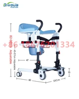 new product multifunctional patient tracsfer lift for elderly disabilities bathing toilet chair