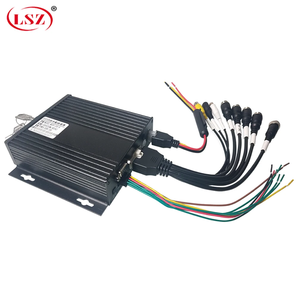 LSZ источник завод 4 канала широкое напряжение DC8V-36V 4Ch Мобильный DVR автобус/Грузовик PAL/NTSC