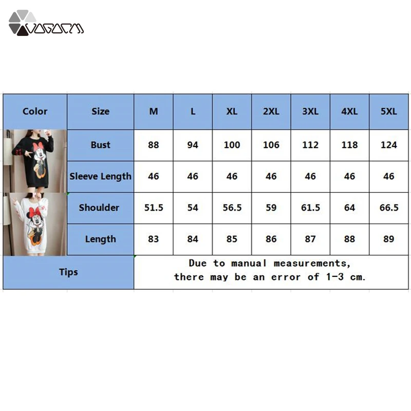 

Streetwear Autumn Thin Long Sleeve Cartoon Printed Dresses Plus Size Big Size Casual Loose Women Mini Dress Mujer