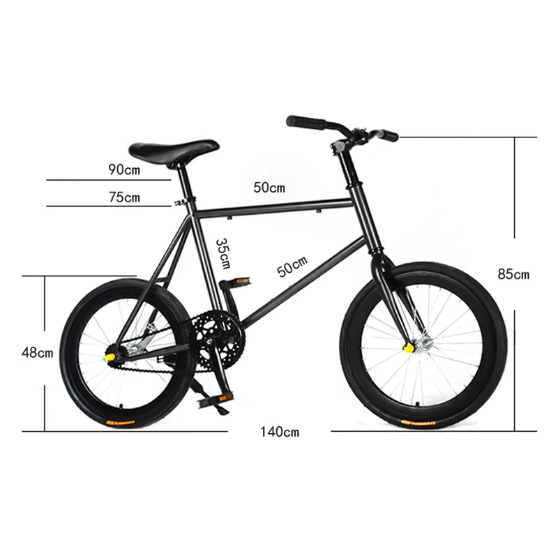 Велосипед дорожный с фиксированной передачей колеса 20 дюймов 40 ножей для мужчин