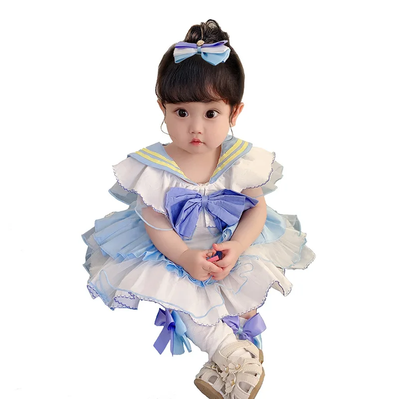 

New Gril's Dress Cosplay Halloween Princess Dress Girls Mermaid Cotton Sets