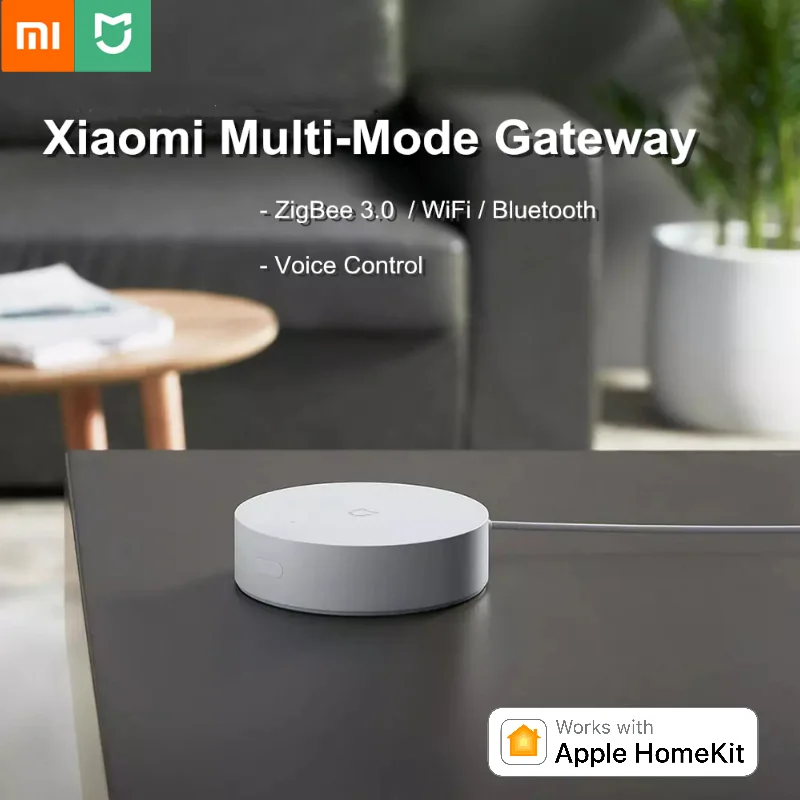 Умный многорежимный шлюз Xiaomi MIJIA для ZigBee WiFi Bluetooth сеточный концентратор с