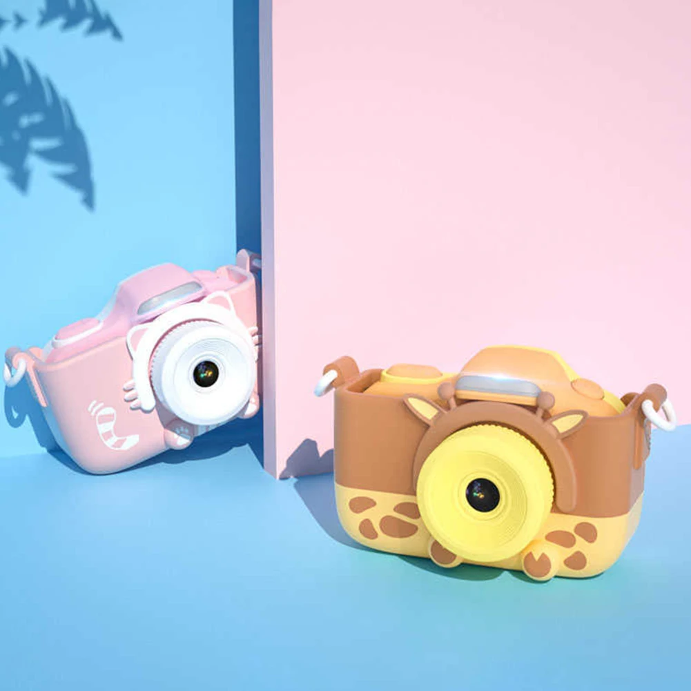 Дети Путешествия видео большой экран Портативный селфи с силиконовым чехлом