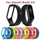 Ремешок спортивный для Mi Band 3 4, браслет для наручных часов Xiaomi Mi Band 4 3