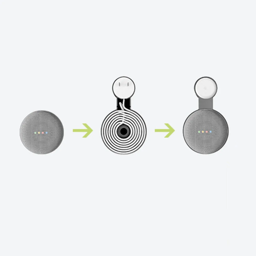 Настенная розетка кронштейн подставка держатель для умного динамика Google Nest Mini |