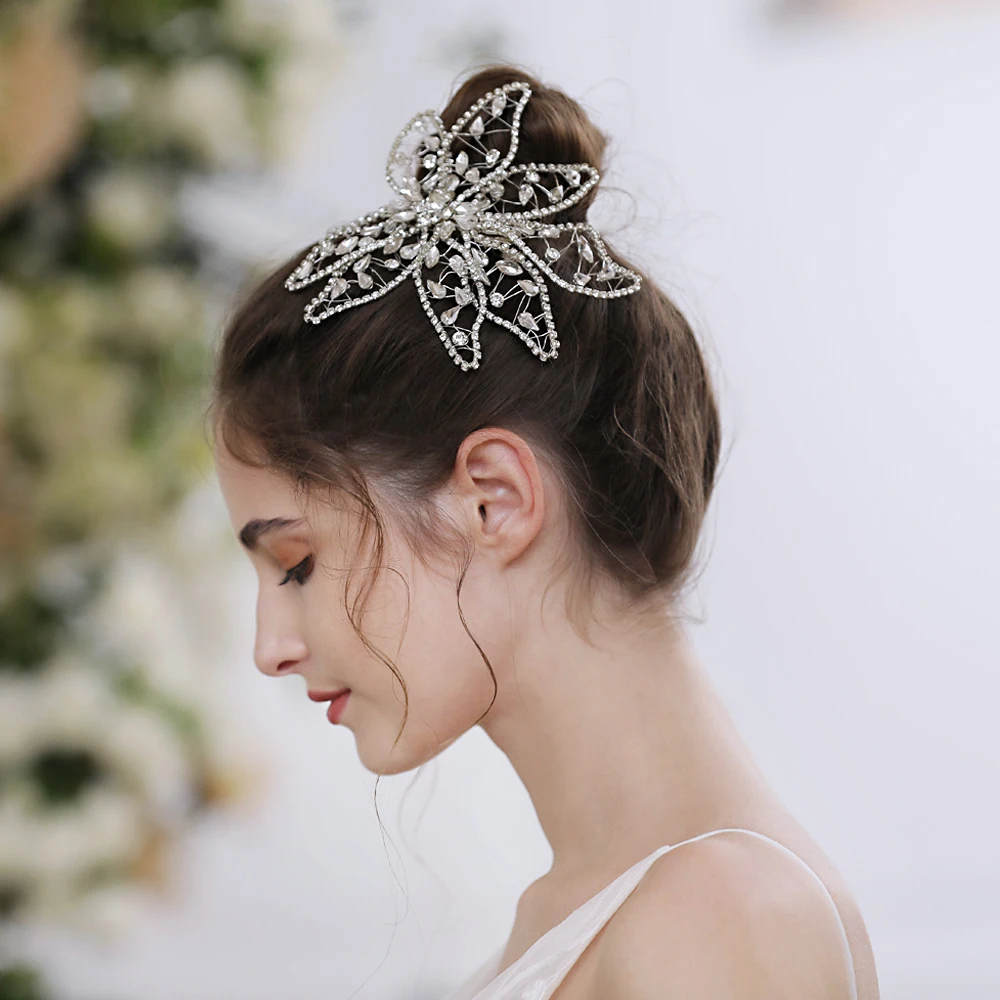 

TRiXY H248 Gorgeous Rhinestone Wedding hair pieces Crystal wedding headband Bridal hair decoration Delicate bridal headpiece