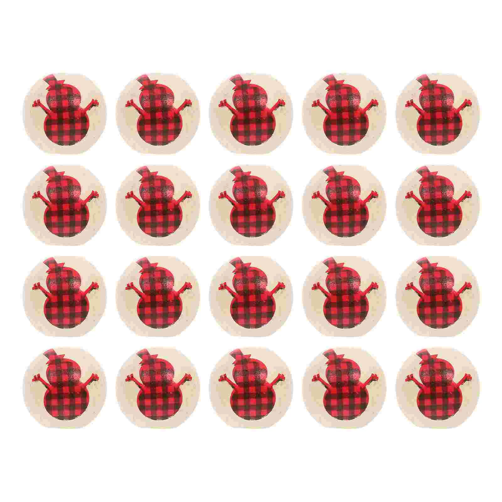 

80Pcs Christmas DIY Wooden Beads Craft Making Beads Chic Beads String Accessory