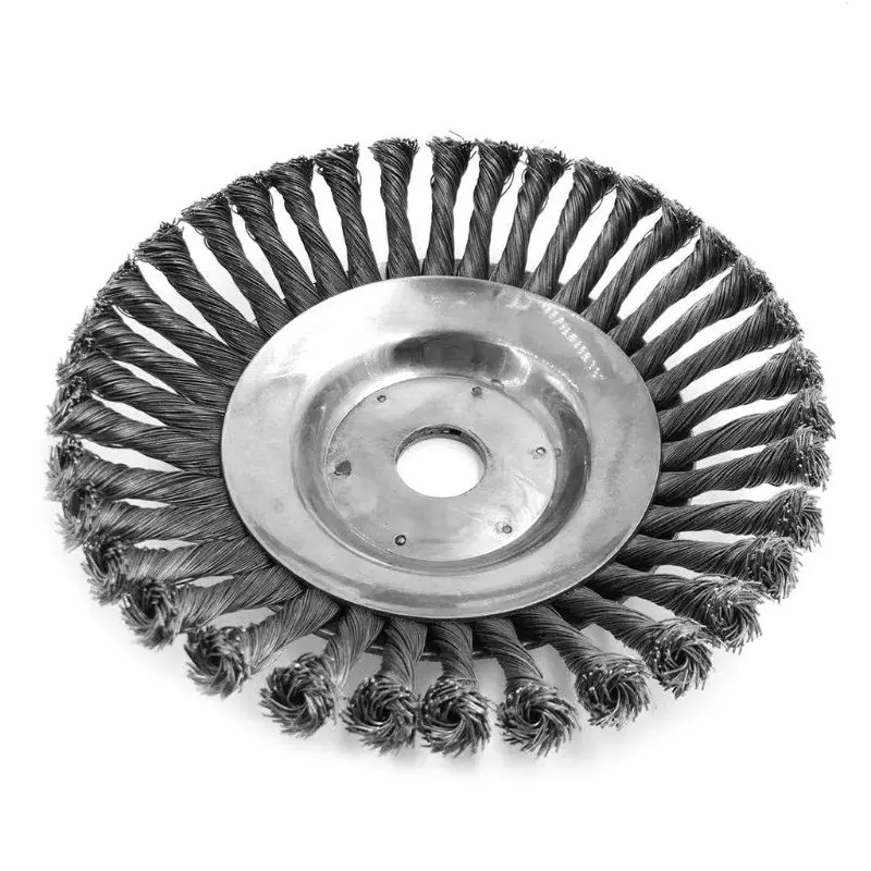 

8 Inch Steel Wire Wheel Garden Weed Brush Lawn Mower Grass Eater Trimmer Brush Cutter Tools Parts