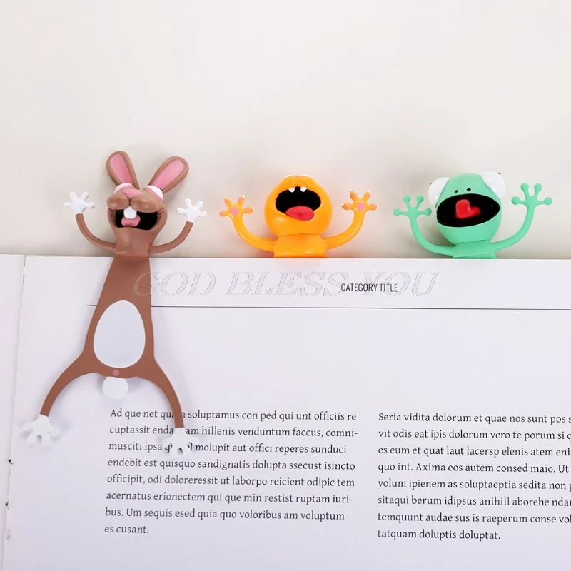 3D мультфильм милый животных книга милая кошка кролик забавный студент дети