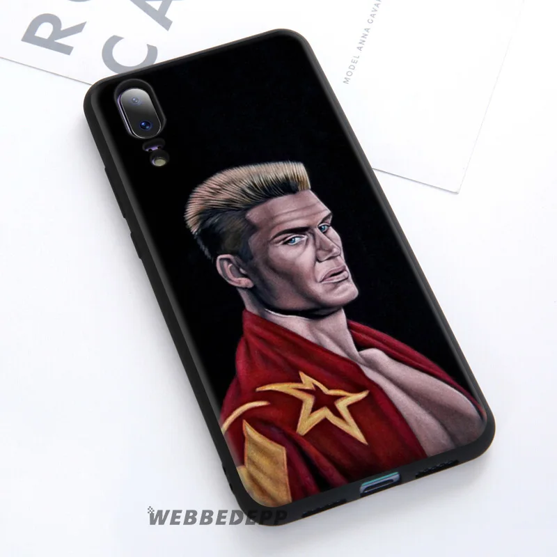 Ivan Drago Rocky Soft Case for Huawei Mate 30 P20 P30 P Smart Z Plus Lite Pro 2018 2019 Honor View 20 9X |
