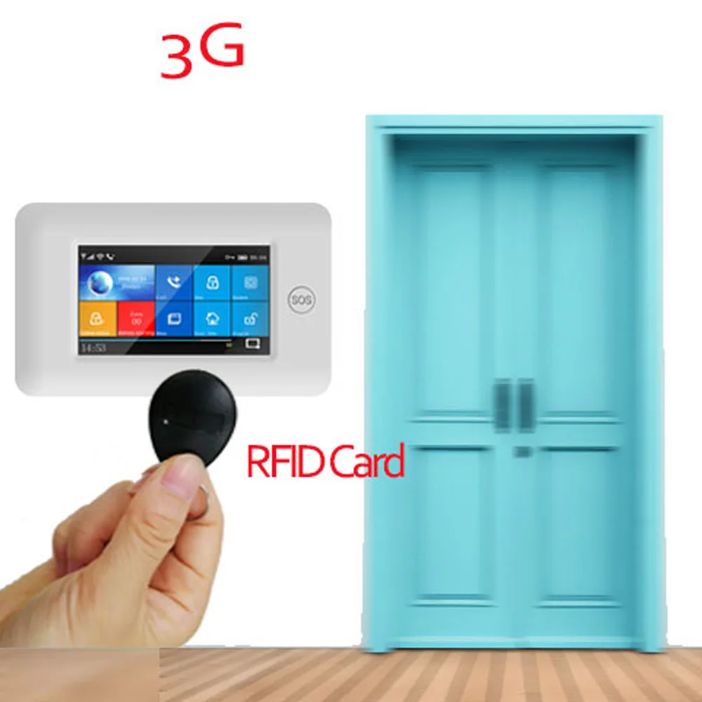 PGST 3g IOS Android wifi беспроводной дом домашние охранные сигнализации система управления приложением комплект с Alexa Fuction охранная сигнализация для дома