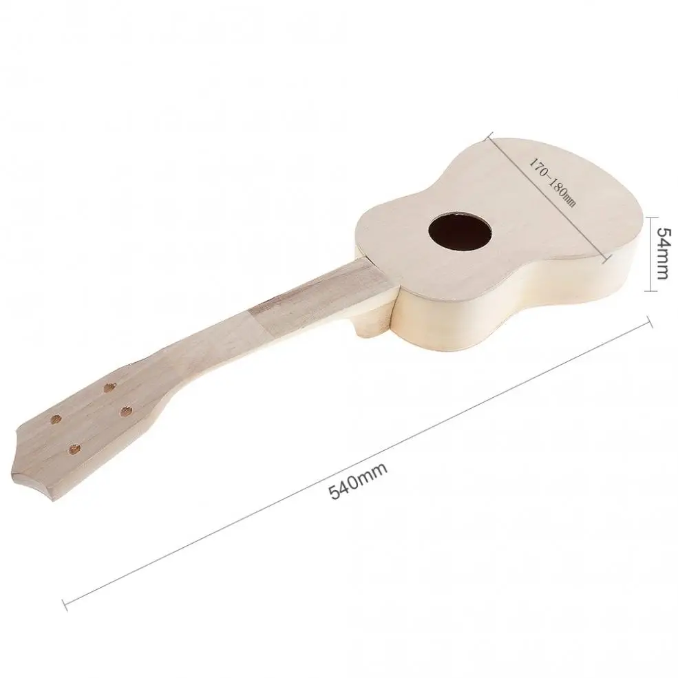 Укулеле 21 дюйм набор для рукоделия гавайская гитара ручная работа поддержка