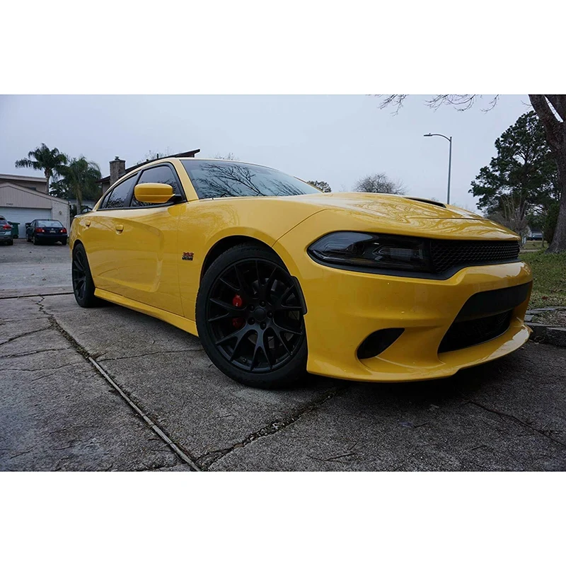 

4Pcs Front Rear Bumper Smoked Lens Amber LED Side Marker Lights Bumper Lamp Reflector for Chevrolet Camaro 2016-2018 6Th