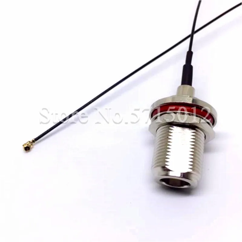 

1pcs N-KY/IPX Waterproof N Type Famale Head 23 Thread Turn to IPEX Terminal Plug Connector 1.13 RF Connecting Wire