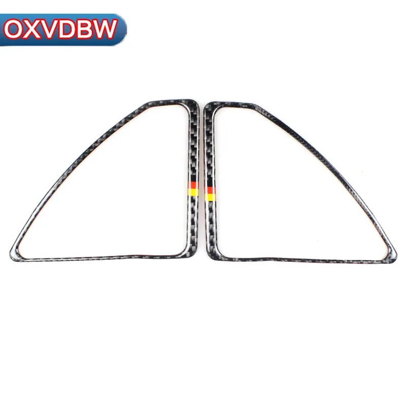 Стайлинг автомобиля углеродное волокно A Колонка труба рамка наклейка для Mercedes