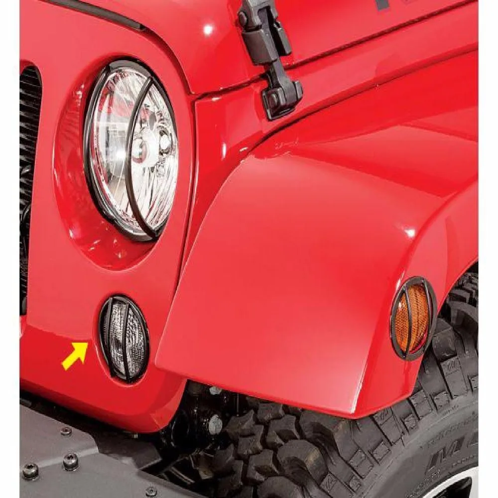 2 шт. защитные колпачки для передних указателей поворота Wrangler JK 07-15 | Автомобили и