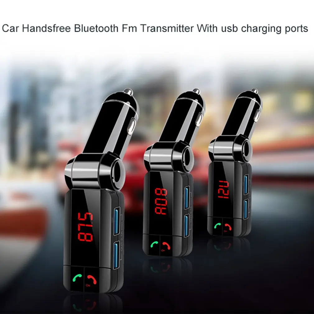 BC06S автомобильный комплект BT Hands free вызов fm передатчик MP3 плеер двойной USB зарядное
