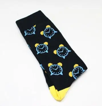 17 Носки с рисунком PacMan, фолифора, пингвин, кактус, головоломка, тигр, носорог, ласточка, панда, будильник, радио, Мультяшные мужские хлопковые носки - Цвет: 17
