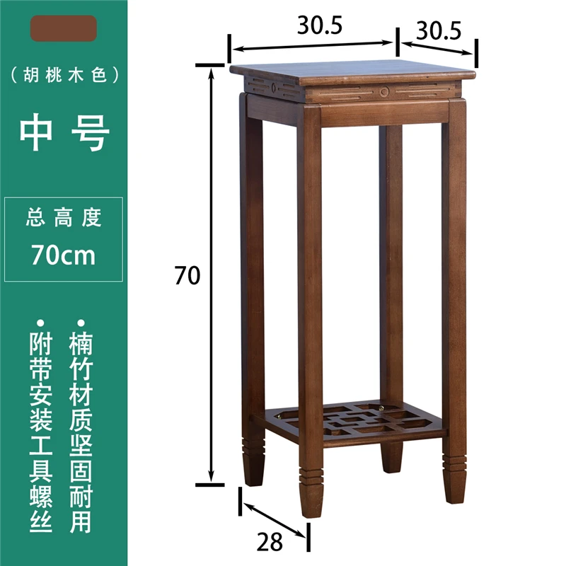 

Chinese, green radish room vase rack, retro platform landing deck flowers