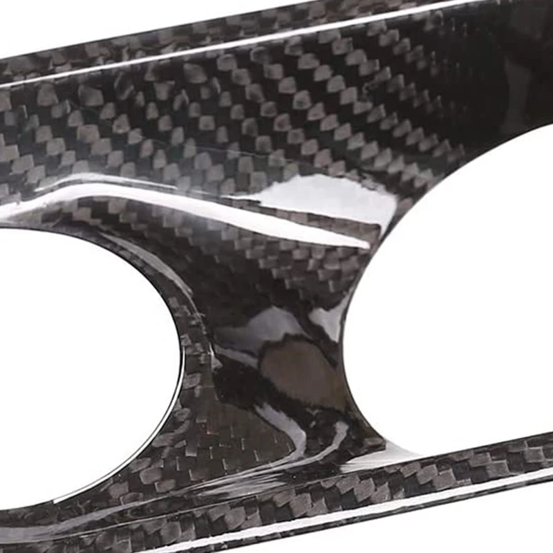 

Real Carbon Fiber Car Headlight Switch Frame Cover Trim Sticker for MACAN 2014-2020