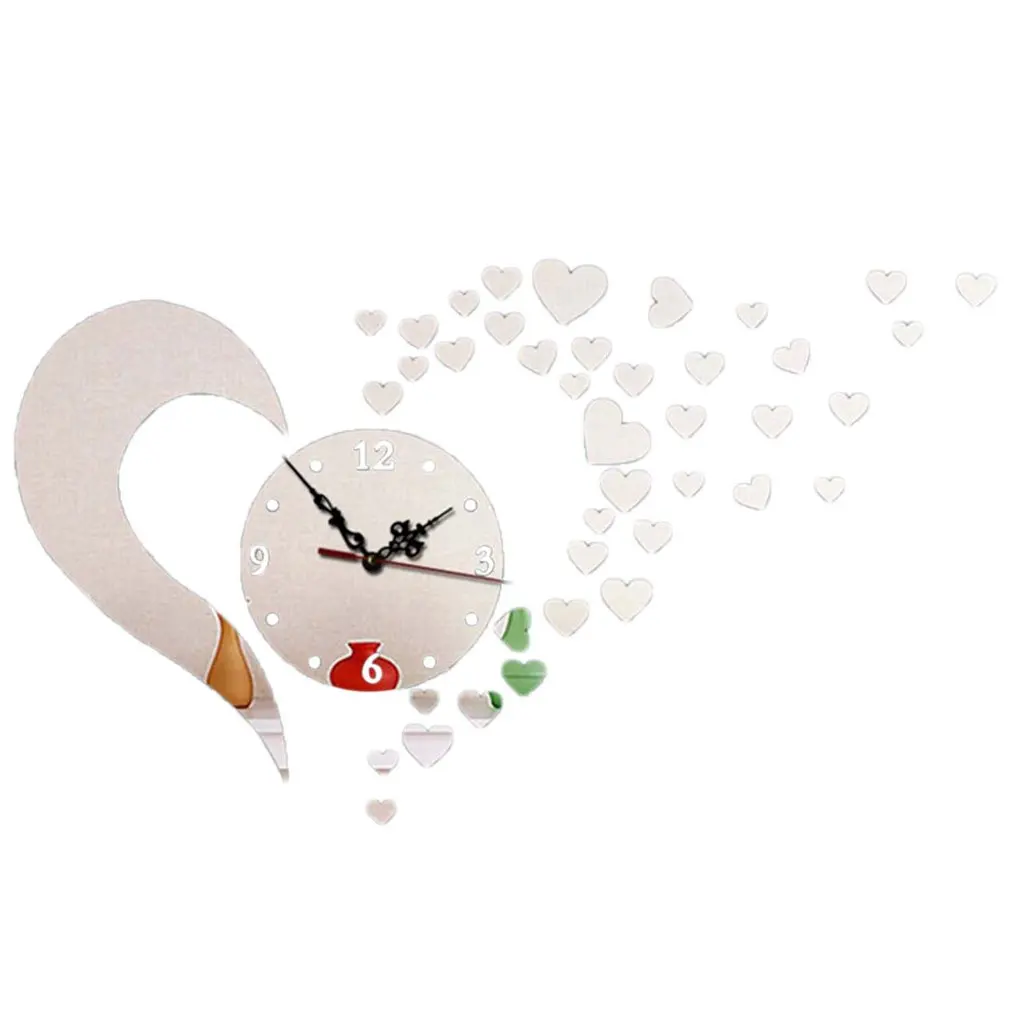 Современные DIY большие настенные часы со специальным рисунком инновационная 3D