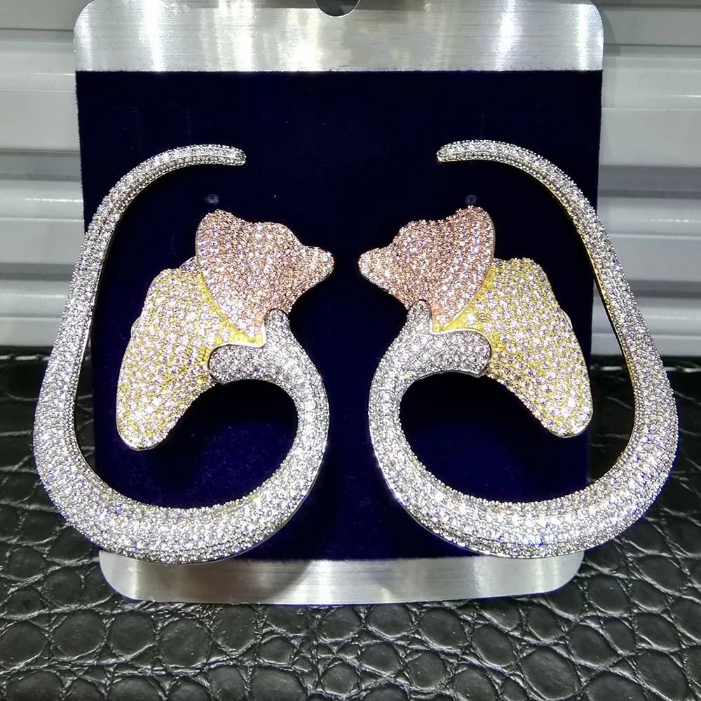 Missvikki Роскошные благородные Подвески оригинальный дизайн модные большие серьги