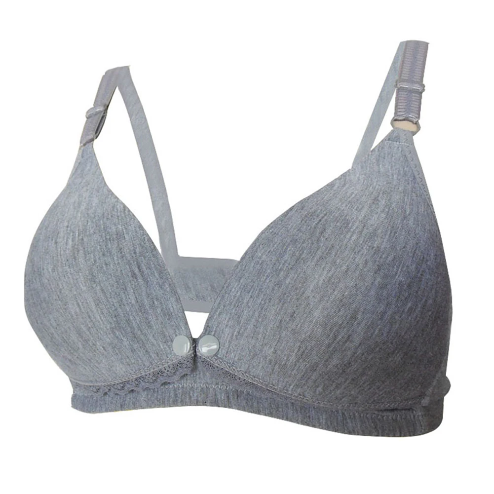 Бюстгальтер для кормящих мам без косточек с легкой подкладкой поддерживающий