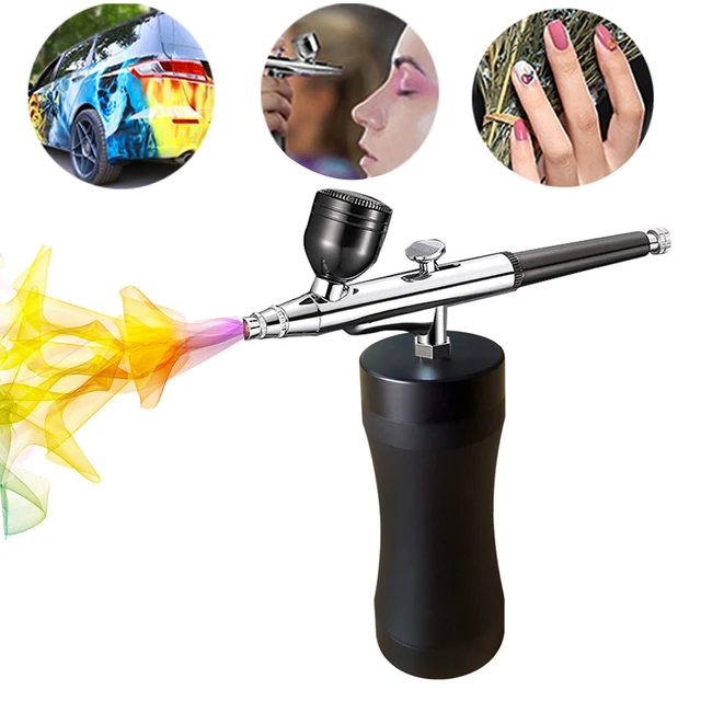 Airbrush with Compressor for Cake 0.3mm Single Action Spray Gun Airbrush  Kit for Nails Art Tattoo Body Face Paint Tool Makeup