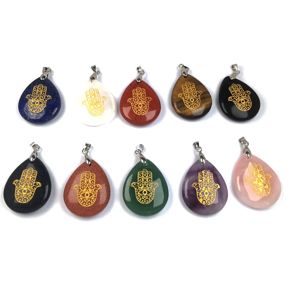 Натуральные камни резная подвеска чакры рейки амулет камень водная звезда для