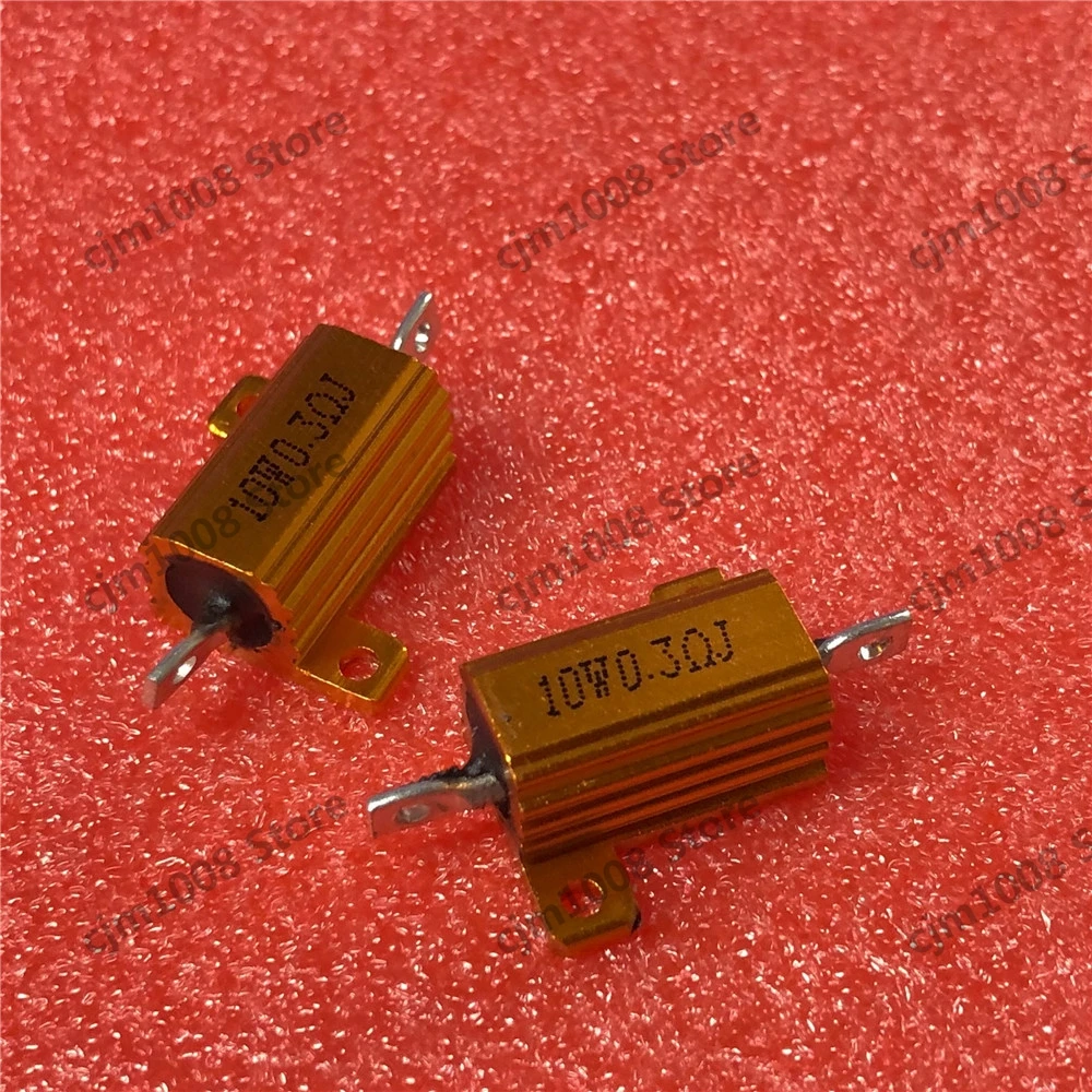 RX24 10W 0.3R 0.3RJ мощный металлический корпус золотой алюминиевый проволочный