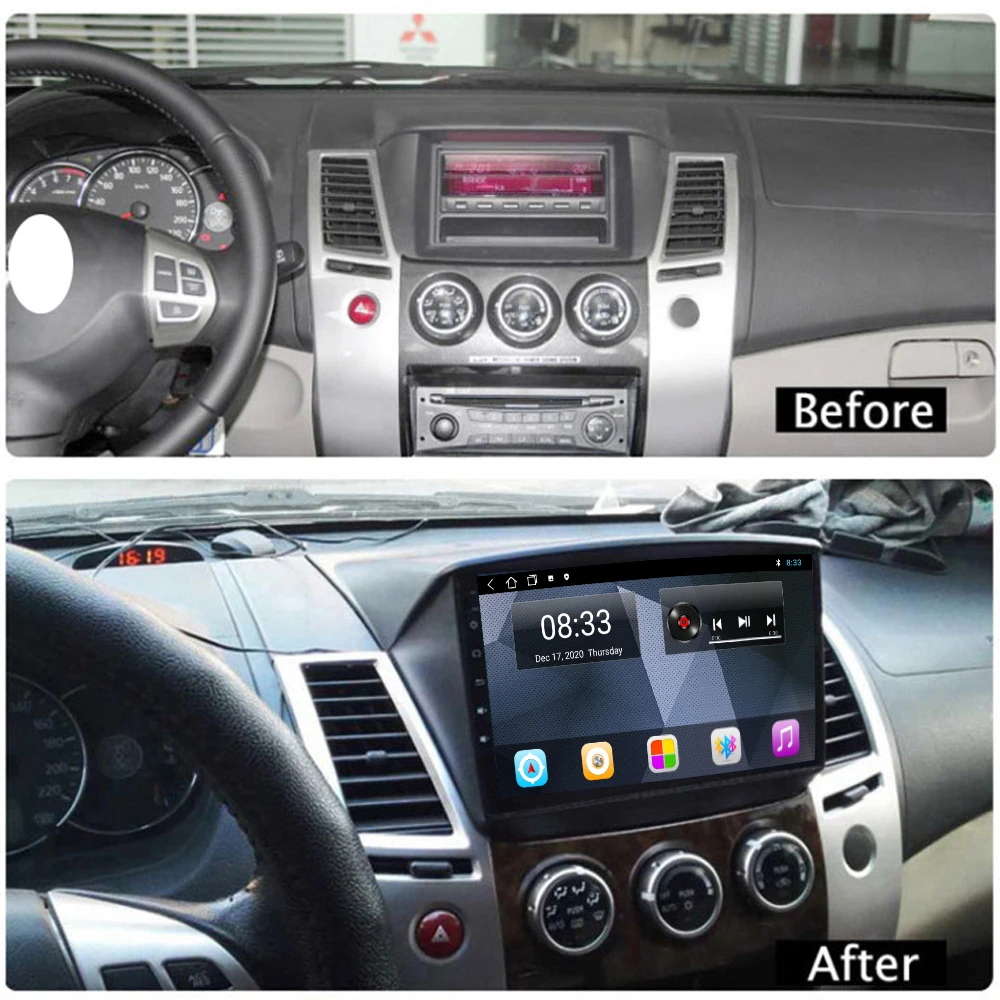 Авторадио для Mitsubishi Pajero Sport 2 L200 Triton 2013-2017 автомобильное радио мультимедийный