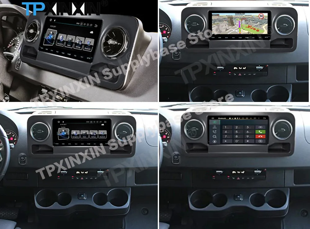 Автомагнитола 2 Din 128 ГБ стереомагнитофон Android 11 для Mercedes Benz Spinway Sprinter 2019 2020 2021