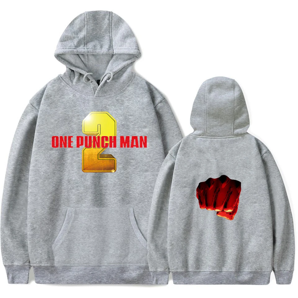 

One Punch Man Season 2 Fashion Anime Unisex Hoodie Long Sleeve Hooded Sweatshirt 2021 Latest Harajuku Streetwear xxs-4xl