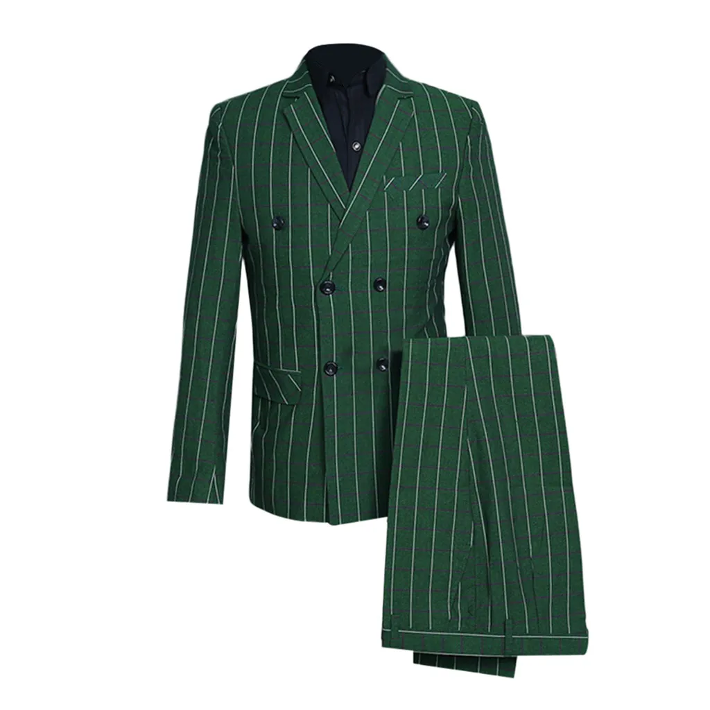 Мужской костюм из 3 предметов клетчатый Блейзер тонкий на заказ Ретро стиль весна