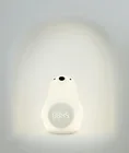 Большой настольный ночсветильник с белым медведем и будильником, силиконовая лампа, перезаряжаемая портативная и регулируемая яркость, Прямая поставка