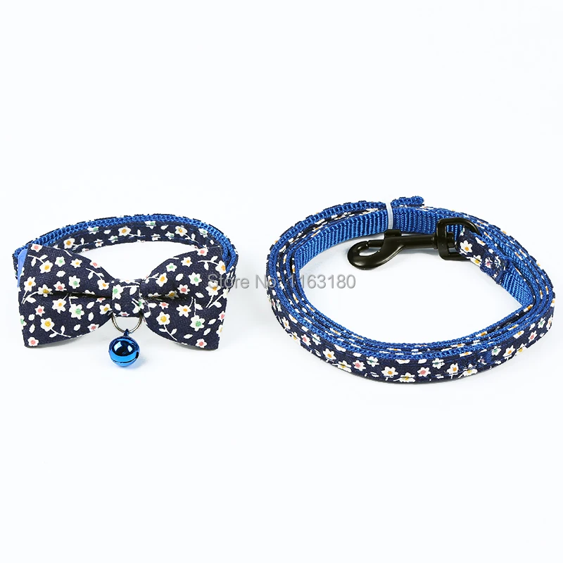 12 компл./лот ошейник для домашних животных набор поводков маленьких и средних