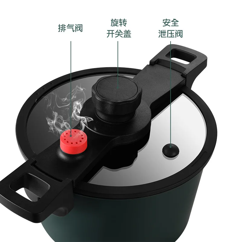 

Pressure cooker stew pot safety non-stick pan 6L large capacity generation induction cooker general