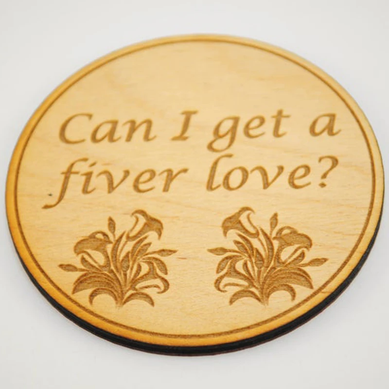 Деревянные подставки столовые приборы Декор Круглый термостойкий Коврик для